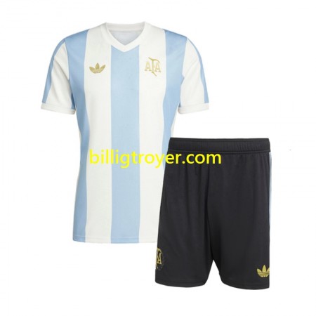 Billige Fotballdrakter Argentina 50 Anniversary Barn Hjemmedraktsett Kortermet